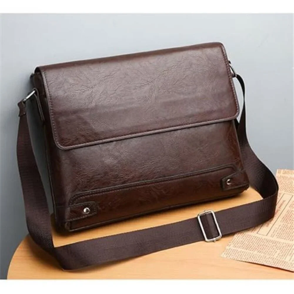 13 IN Messenger & Shoulder Bags for Mens Crossbody Handbags Man Purse
